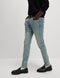 Slim Fit Vintage Wash Stretch Jeans